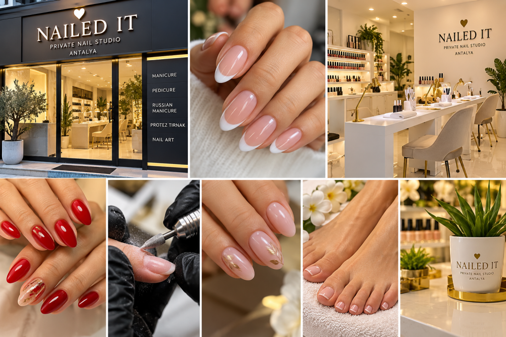 Nailed It Antalya tırnak bakımı manikür pedikür ve nail art