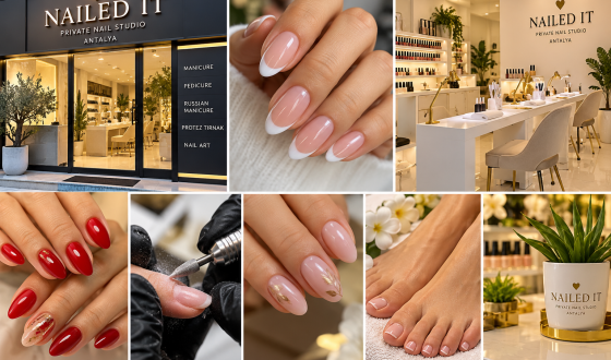 Nailed It Antalya tırnak bakımı manikür pedikür ve nail art
